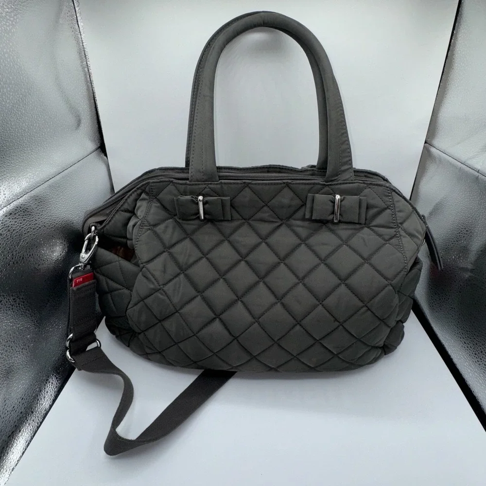 Storksak Bobby Diaper Bag Bottle Bag Pacifier Bag Gray Changing Pad 4‎ Piece Set